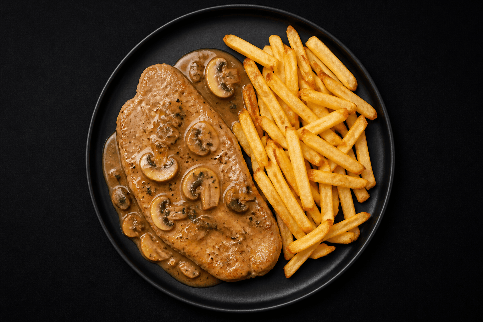 Jägerschnitzel Natur